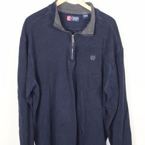 Chaps Ralph Lauren Navy Blue Men's Pull Over 2XLT